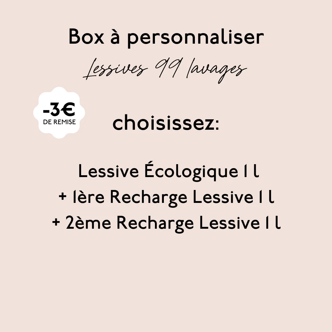 Votre Box à personnaliser Lessives 99 lavages - 3 produits - Image 3