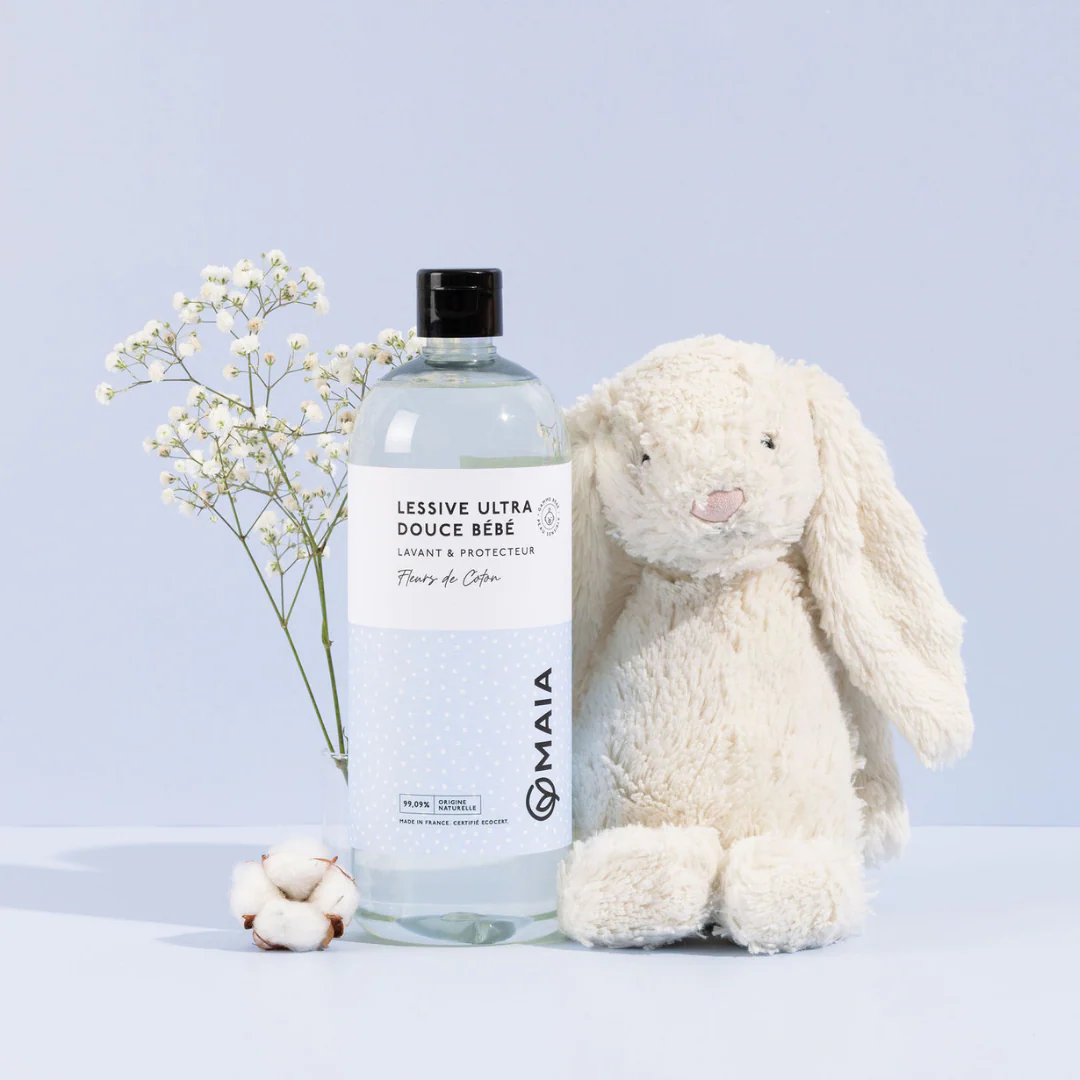 Pack Linge Bébés & Peaux sensibles Fleurs de coton - Image 3