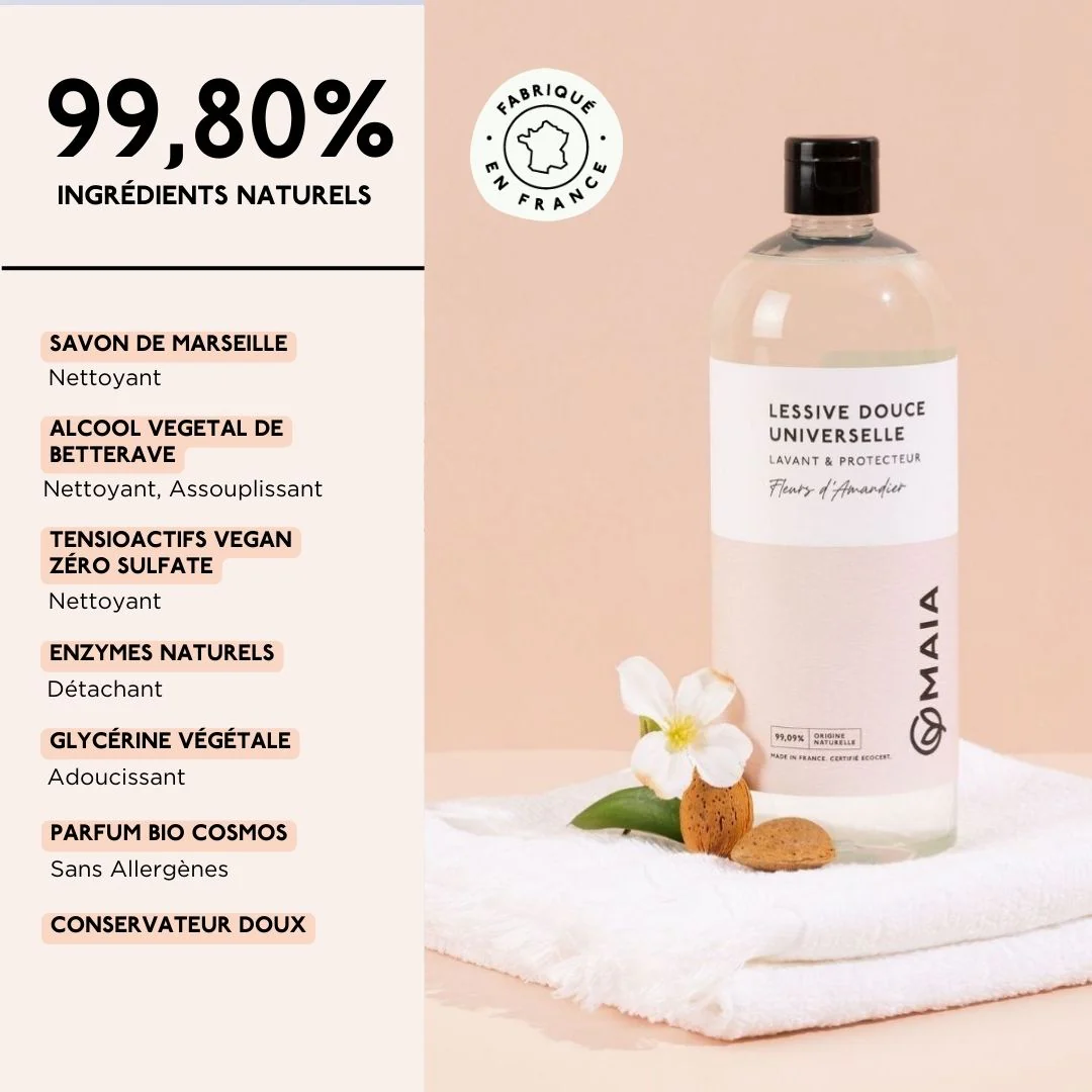 Lessive Universelle Fleurs d'Amandier 33 Lavages - Image 5