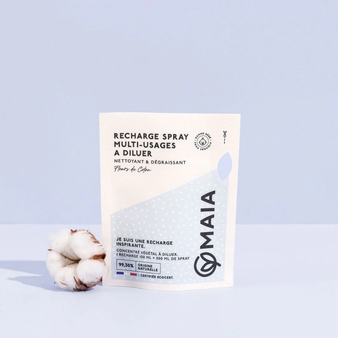 Pack Nettoyant Cuisine Bébé et Peaux Sensible Fleurs de coton - Image 3