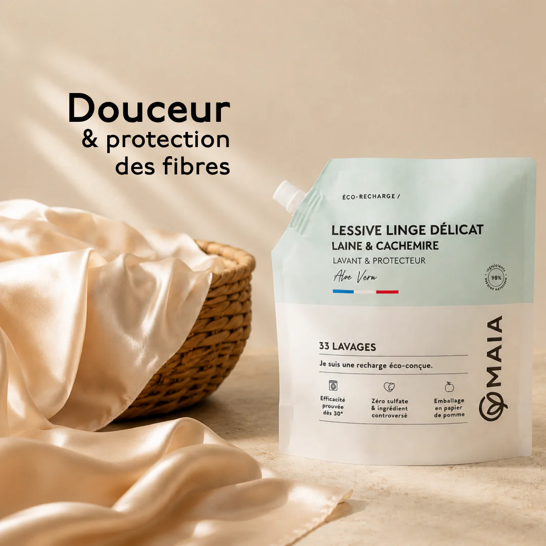 Recharge Lessive Linge Délicat Laine & Cachemire Aloe Vera 33 lavages - Image 3
