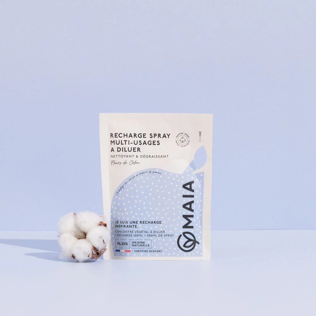 Eco-Recharge Spray Multi-Surfaces Fleur de coton
