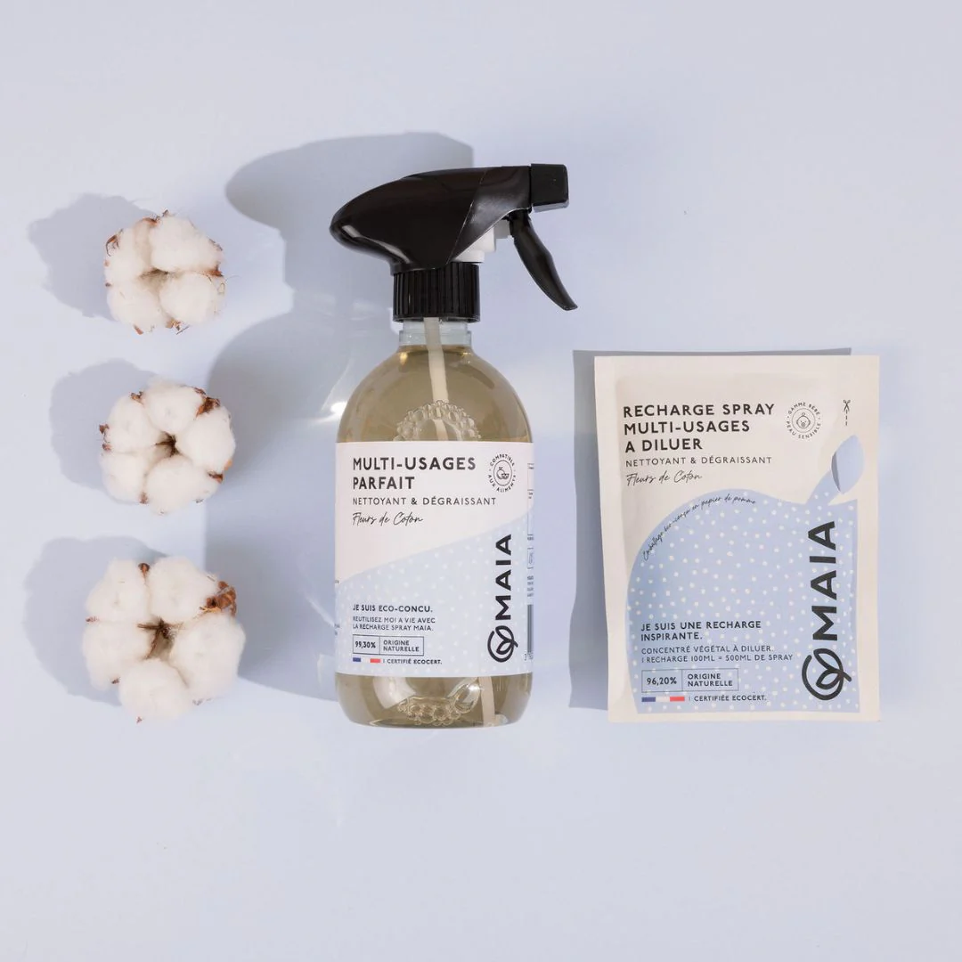 Eco-Recharge Spray Multi-Surfaces Fleur de coton - Image 2