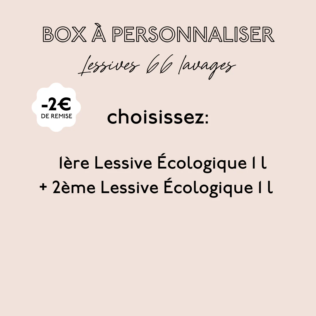 Votre Box à personnaliser Lessives 66 lavages - 2 produits - Image 3