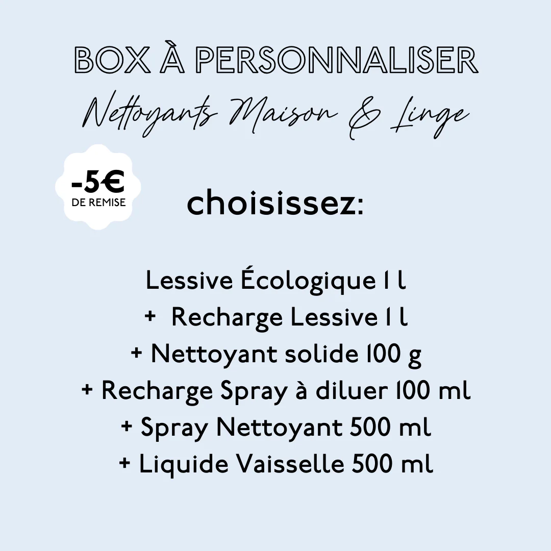 Votre Box à personnaliser Nettoyants Maison & Linge - 6 produits - Image 3